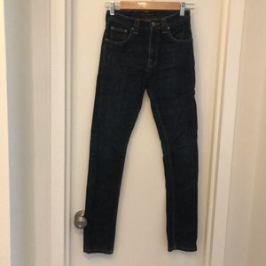 🍁 3/25 Nudie High Kai Dark Denim Jeans
